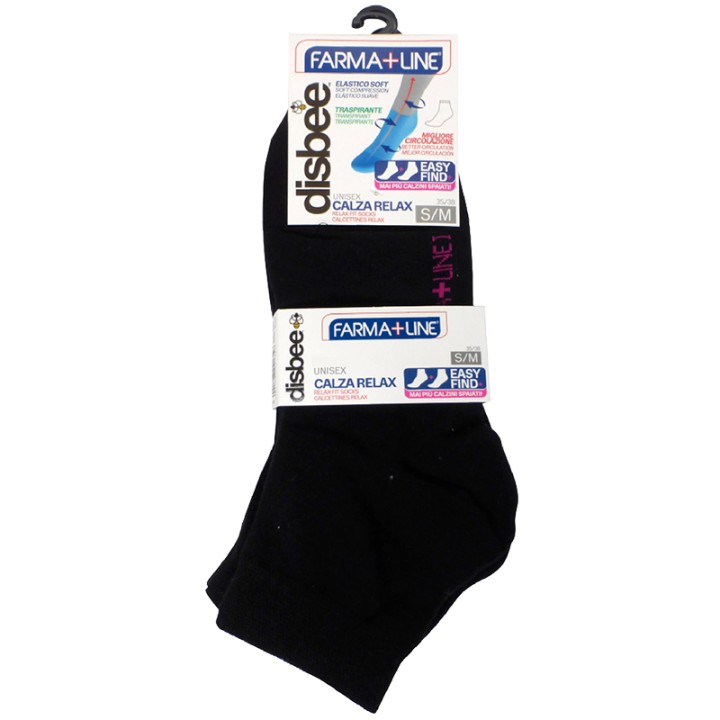 ATD CALZA RELAX ALTA 3PZ NERO S/M
