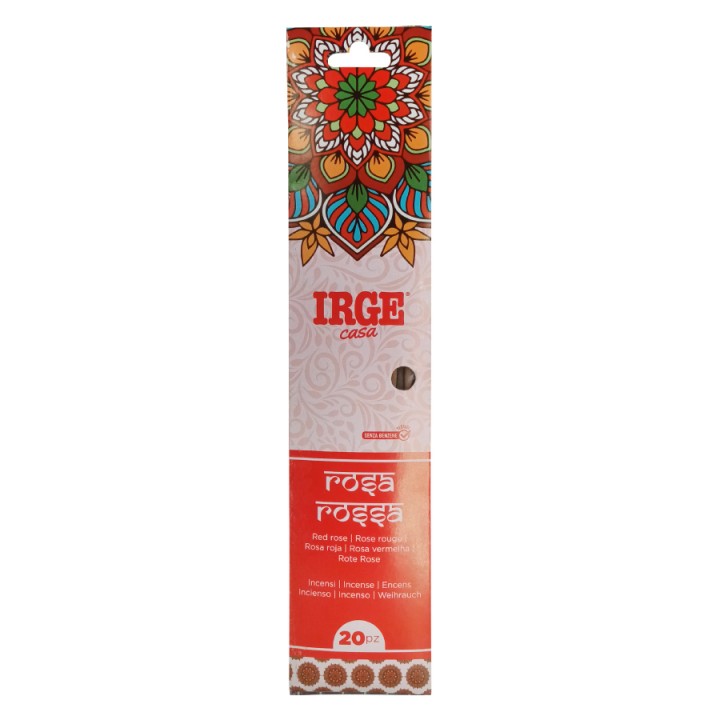 ADJ INCENSO ROSA ROSSA 20 STICK